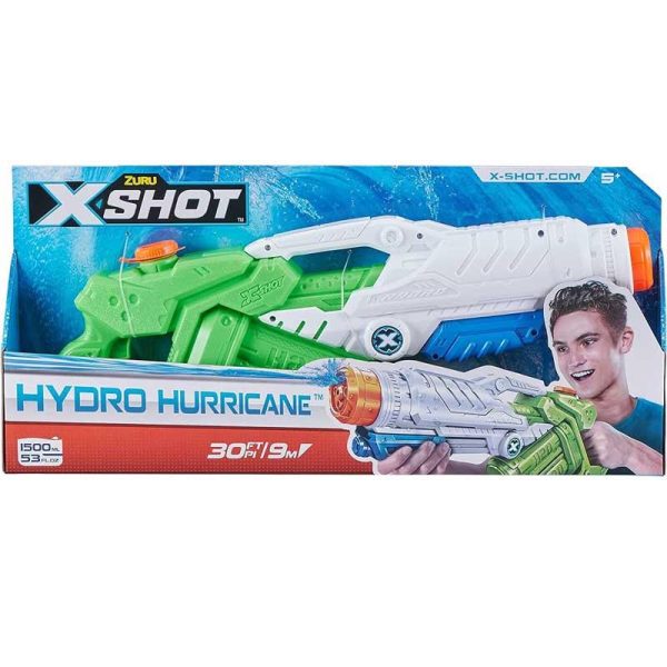 Zuru X-Shot Hydro Hurricane - Νεροπίστολο Τρόμπας 58εκ. 1500ml