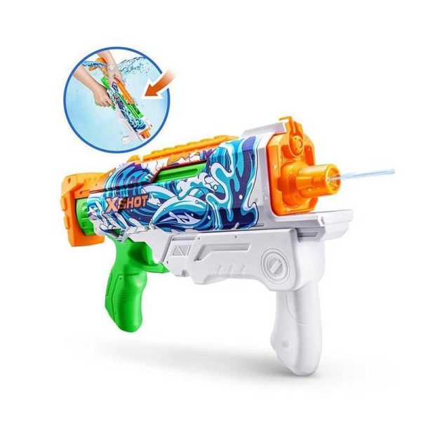 Zuru X-Shot Fast Fill Skins Hyperload - Νεροπίστολο 34εκ. 500ml - Διάφορα Σχέδια (1τμχ)