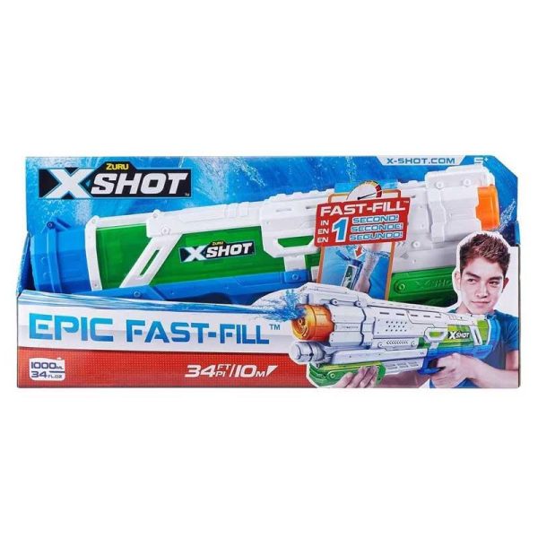 Zuru X-Shot Epic Fast-Fill - Νεροπίστολο 56εκ. 1000ml