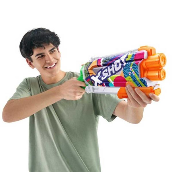 Zuru X-Shot Fast Fill Skins - Νεροπίστολο Τρόμπας 49εκ. 800ml - Διάφορα Σχέδια (1τμχ)