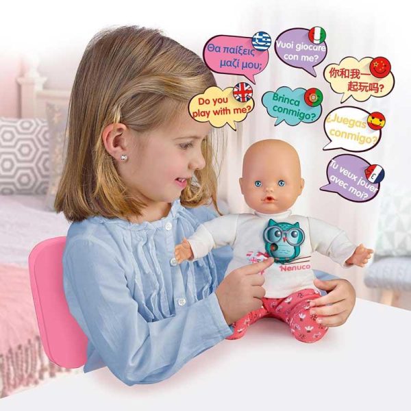 Nenuco 7 Languages Baby - Μωρό 30cm που Μιλάει 7 Διαφορετικές Γλώσσες