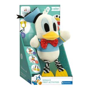 Baby Clementoni Disney Donald 1st Activities - Λούτρινο Κουδουνίστρα 25cm