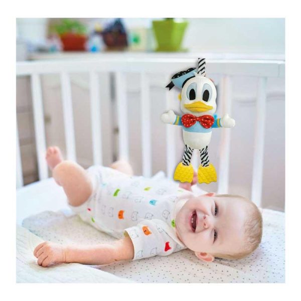 Baby Clementoni Disney Donald 1st Activities - Λούτρινο Κουδουνίστρα 25cm