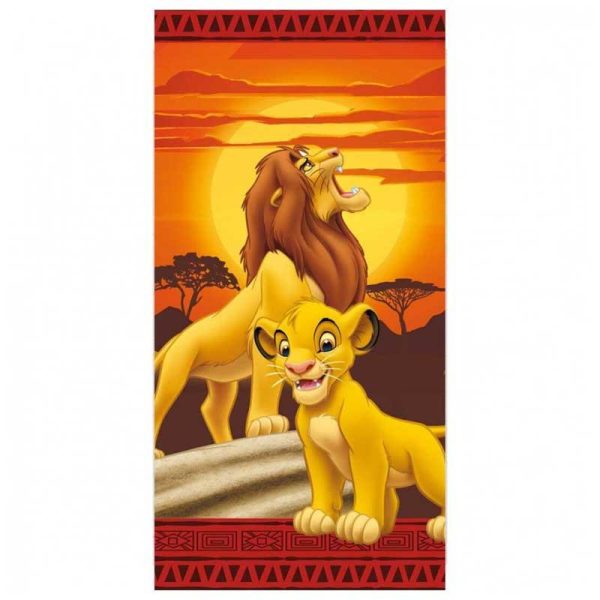 Disney The Lion King Father and Son Cotton Beach Towel - Πετσέτα Θαλάσσης 70x140cm