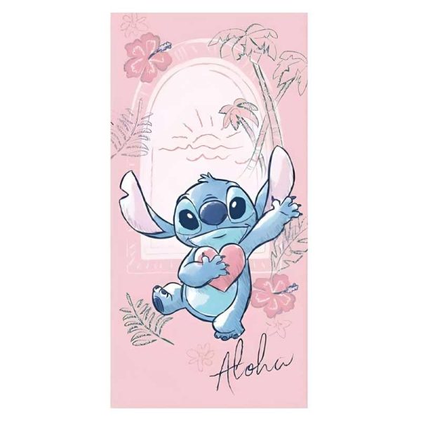 Disney Lilo and Stitch Microfiber Beach Towel Pink - Πετσέτα Θαλάσσης 70x140cm