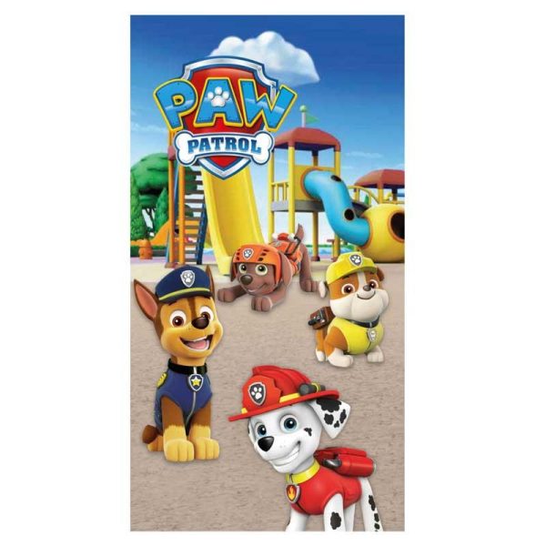 Paw Patrol Playground Cotton Beach Towel - Πετσέτα Θαλάσσης 70x140cm