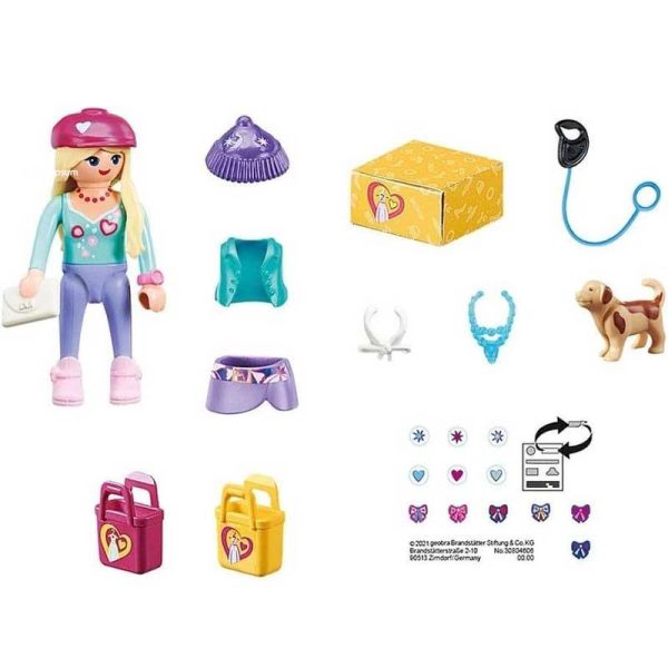 Playmobil City Life 70595 : Κορίτσι της Μόδας με Σκυλάκι