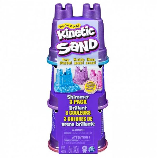 Spin Master Kinetic Sand: Shimmers Multi Pack 3