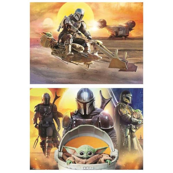 Ravensburger 4x100 Puzzles Star Wars 'The Mandalorian' - 4 Παζλ των 100 Κομματιών