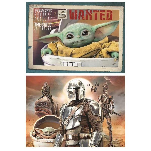 Ravensburger 4x100 Puzzles Star Wars 'The Mandalorian' - 4 Παζλ των 100 Κομματιών