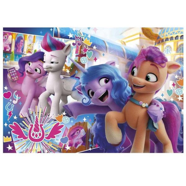 Clementoni Maxi Puzzle Super Color My Little Pony - Παζλ με 104 κομμάτια