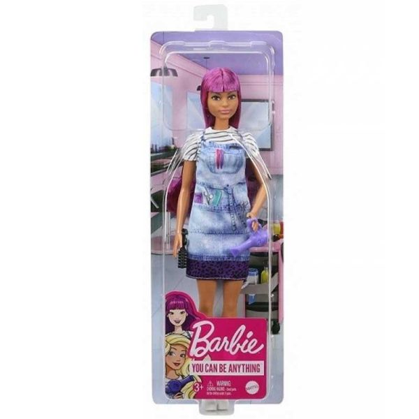 Barbie You Can Be Anything: Κομμώτρια με Μωβ Μαλλιά #GTW36