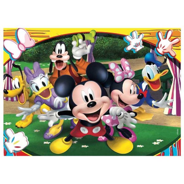 Disney Mickey Double-Face Puzzle - Παζλ Διπλής Όψης με 48 κομμάτια