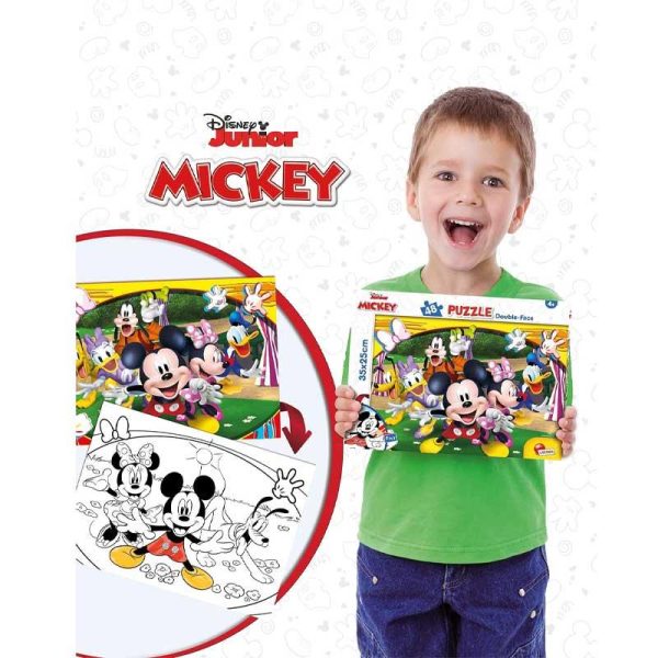 Disney Mickey Double-Face Puzzle - Παζλ Διπλής Όψης με 48 κομμάτια