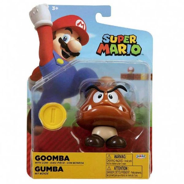Jakks Pacific Super Mario: Goomba with Coin Φιγούρα