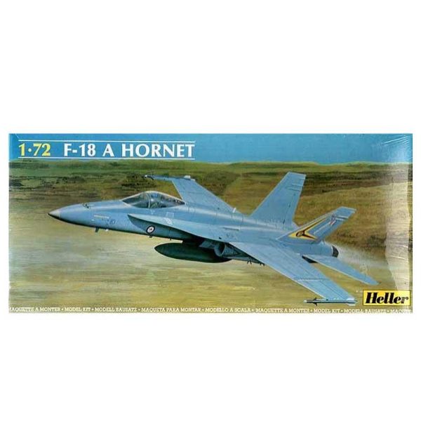 Heller F-18 A Hornet 1:72 Model Kit - Πολεμικό Αεροπλάνο Μοντελισμός