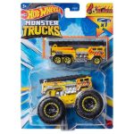 Hot Wheels Monster Trucks 5 Alarm & Αυτοκινητάκι