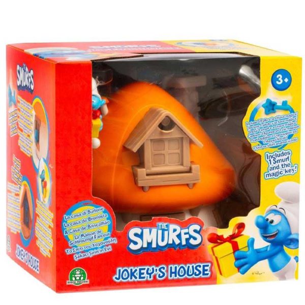 The Smurfs Jokey's House - Το Σπίτι του Χαχανούλη Με 1 Φιγούρα 5.5εκ. και Το Μαγικό Κλειδί