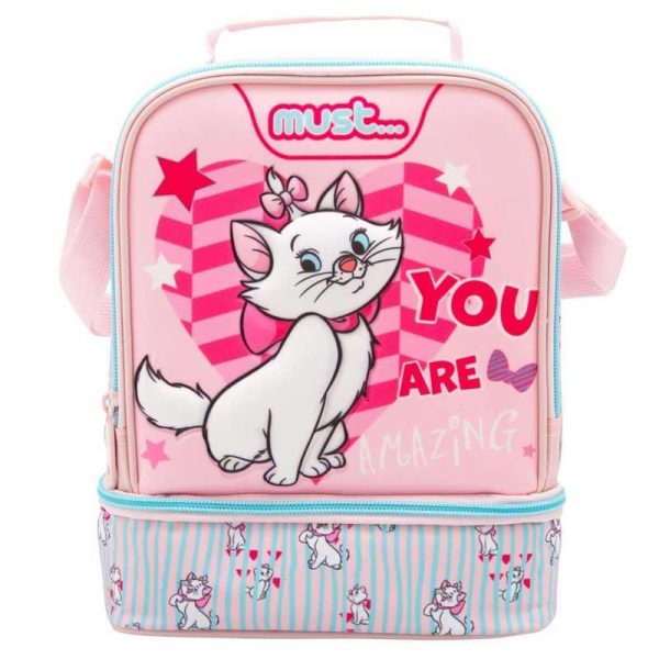 MUST Disney The Aristocats Marie Cat - Ισοθερμικό Τσαντάκι Φαγητού με 2 Θήκες