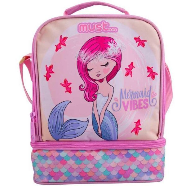 MUST Mermaid Vibes Ισοθερμικό Τσαντάκι Φαγητού με 2 Θήκες