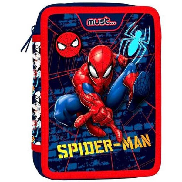 MUST Spider-Man Κασετίνα Διπλή Γεμάτη