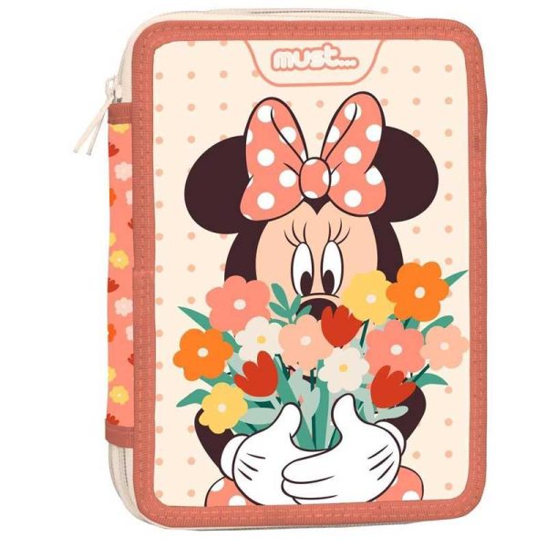 MUST Minnie Happiness Κασετίνα Διπλή Γεμάτη