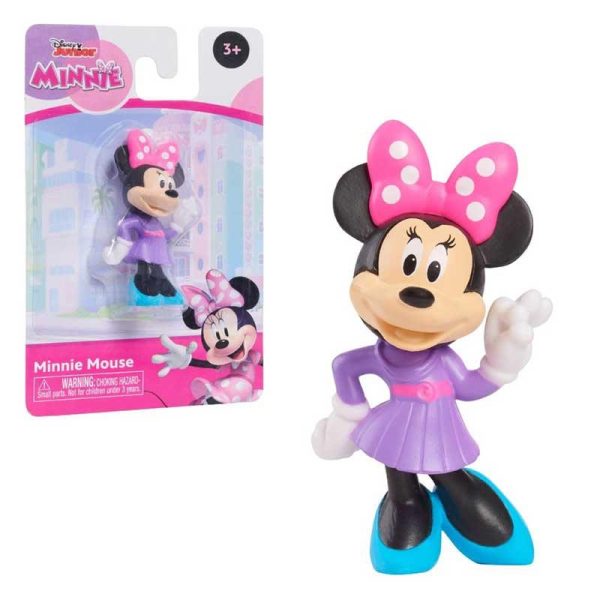 Disney Junior Minnie Mouse Φιγούρα Μωβ 6εκ.