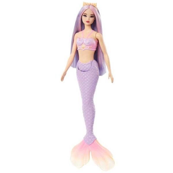Barbie Κούκλα Νέα Γοργόνα Με Μωβ Ουρά