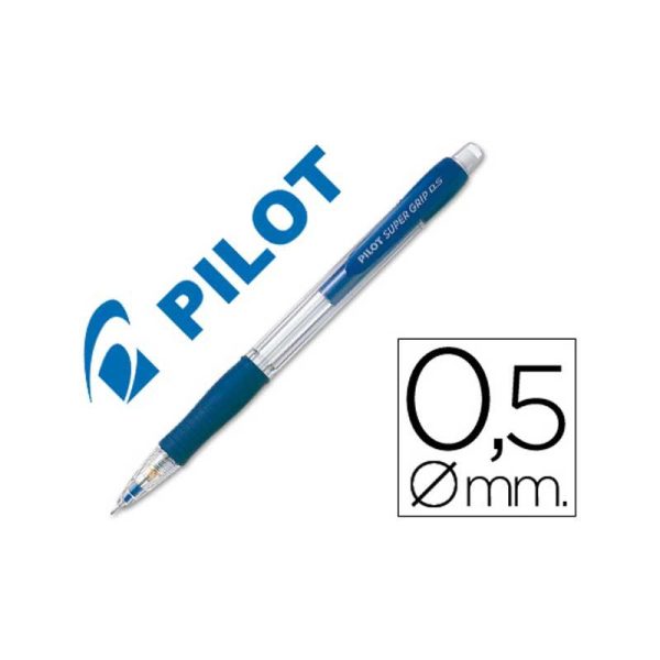 Pilot Super Μηχανικό Μολύβι 0.5mm με Γόμα Μπλε