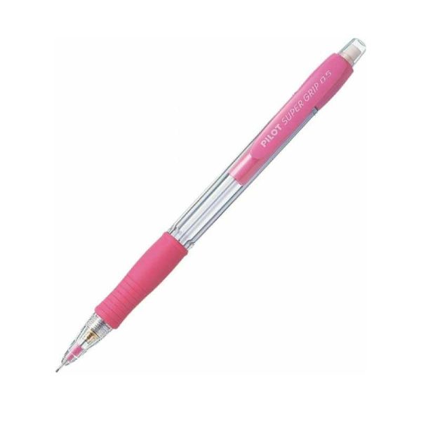 Pilot Super Μηχανικό Μολύβι 0.5mm με Γόμα Ροζ
