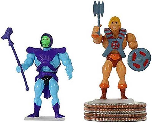 Action Micro Figures Masters Of The Universe The World's Smallest He-Man & Skeletor 3cm