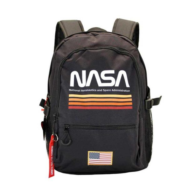NASA Houston Black - Σχολική Τσάντα Πλάτης Δημοτικού / Γυμνασίου - Karactermania