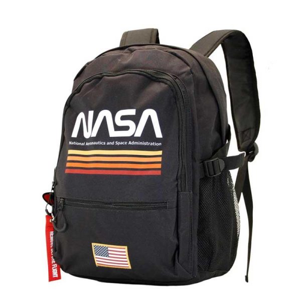 NASA Houston Black - Σχολική Τσάντα Πλάτης Δημοτικού / Γυμνασίου - Karactermania