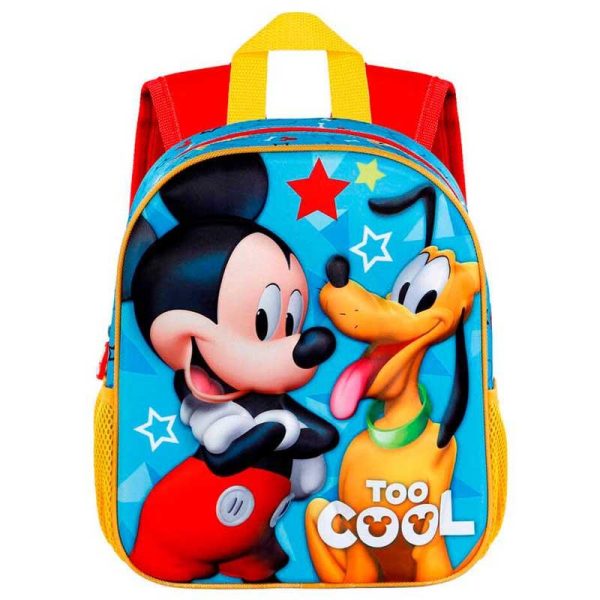 Disney Mickey & Pluto 3D - Σχολική Τσάντα Πλάτης Νηπιαγωγείου 31cm – Karactermania