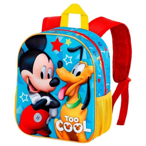Disney Mickey & Pluto 3D - Σχολική Τσάντα Πλάτης Νηπιαγωγείου 31cm – Karactermania