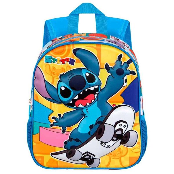 Disney Stitch Skater 3D - Σχολική Τσάντα Πλάτης Νηπιαγωγείου 31cm – Karactermania