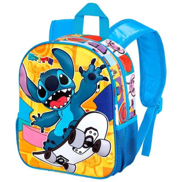 Disney Stitch Skater 3D - Σχολική Τσάντα Πλάτης Νηπιαγωγείου 31cm – Karactermania