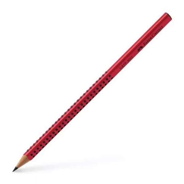 Faber-Castell Grip 2001 Μολύβι 2B Κόκκινο