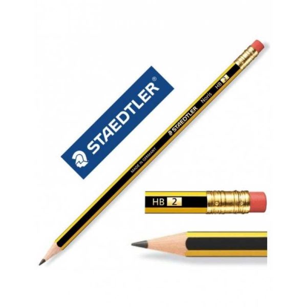 Staedtler Noris 122 Μολύβι ΗB με Γόμα - 1τμχ