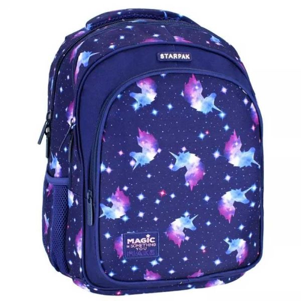 Starpak Galaxy Unicorn - Σχολική Τσάντα Πλάτης Δημοτικού / Γυμνασίου