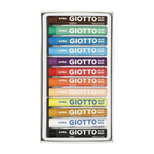 Giotto Olio Maxi Λαδοπαστέλ 12 Χρώματα