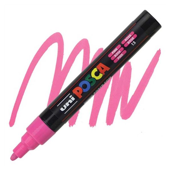 Posca PC-5M Μαρκαδόρος Σχεδίου 2.5mm Ροζ