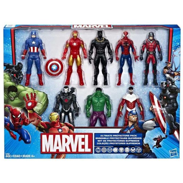 Marvel Ultimate Protectors Action Figure 8-Pack: Σετ με 8 Φιγούρες 15cm