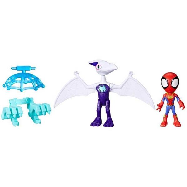 Marvel Spidey And His Amazing Friends Dino-Webs - Φιγούρα Spidey 10cm & Ghostasaurus