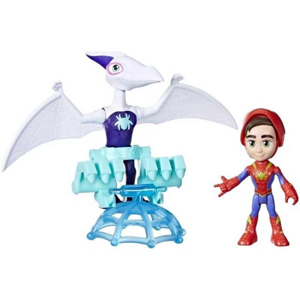 Marvel Spidey And His Amazing Friends Dino-Webs - Φιγούρα Spidey 10cm & Ghostasaurus