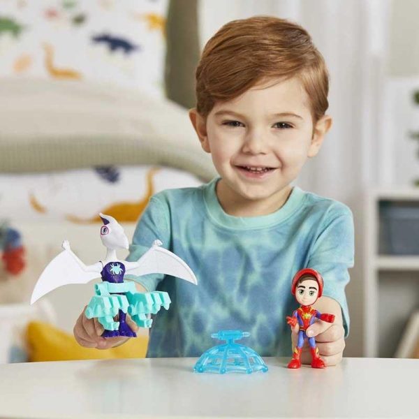 Marvel Spidey And His Amazing Friends Dino-Webs - Φιγούρα Spidey 10cm & Ghostasaurus