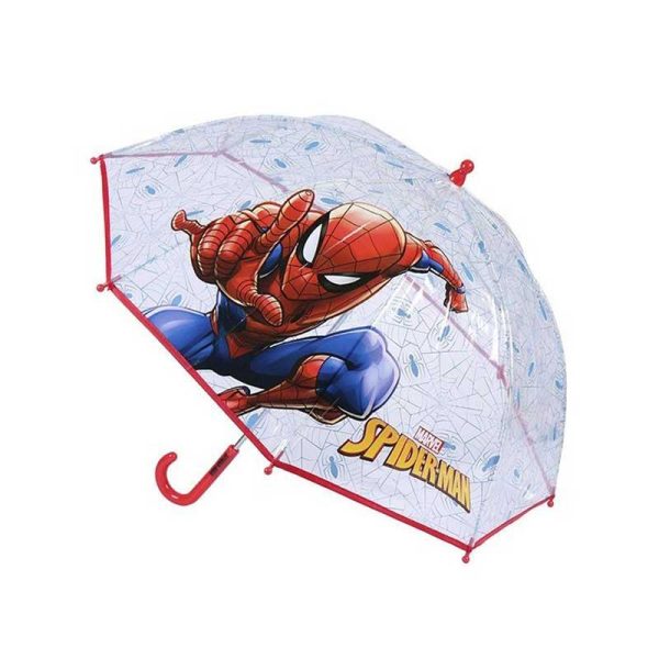 Cerda Marvel Spider-Man Παιδική Ομπρέλα Μπαστούνι - Μήκος 55εκ. & Διάμετρο 71εκ.