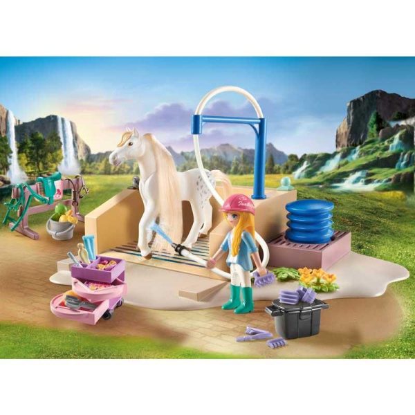 Playmobil Horses Of Waterfall 71354: Κομμωτήριο Aλόγων με την Isabella και τον Lioness