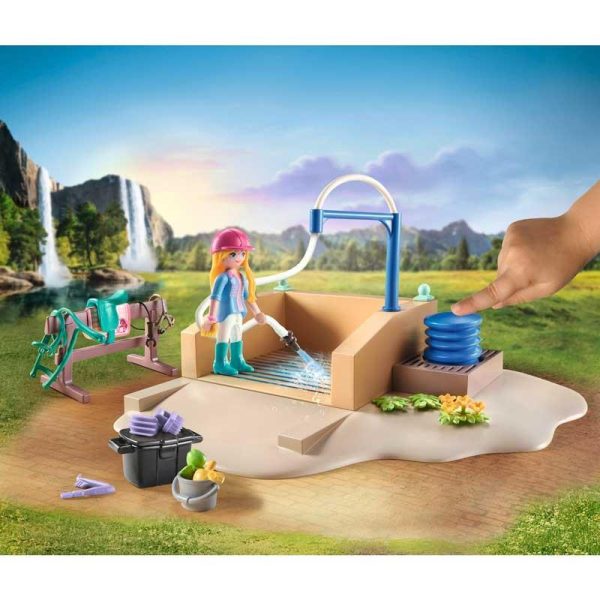 Playmobil Horses Of Waterfall 71354: Κομμωτήριο Aλόγων με την Isabella και τον Lioness