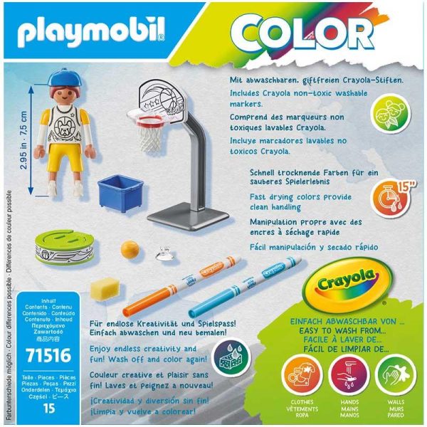 Playmobil Color 71516: Προπόνηση Μπάσκετ